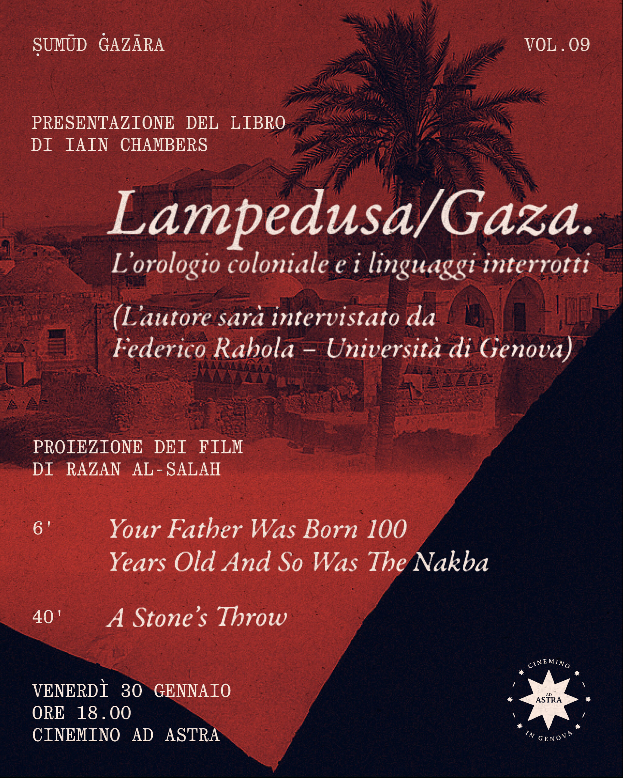 ṣumūd ġazāra #9 📖 Lampedusa/Gaza / 🎞️ Razan AlSalah