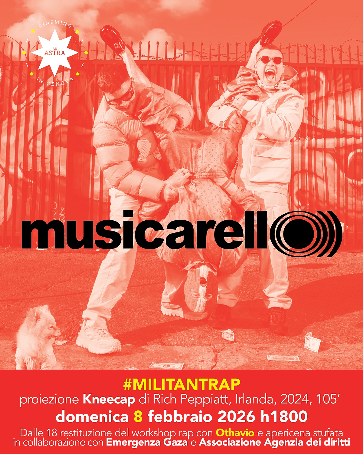 MUSICARELL O))) 25 Kneecap #militantrap