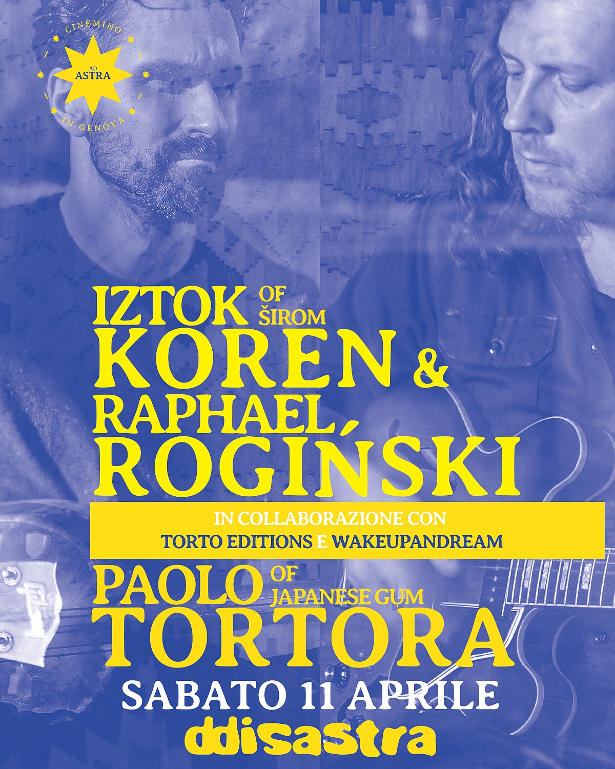 dDISASTRA Iztok Koren & Raphael Rogiński + Paolo Tortora